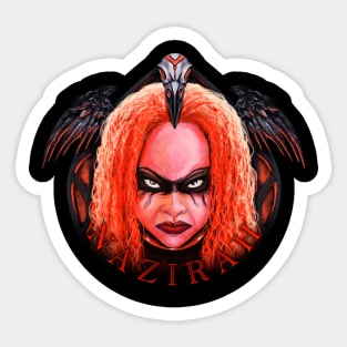 Creepy Raven Sticker